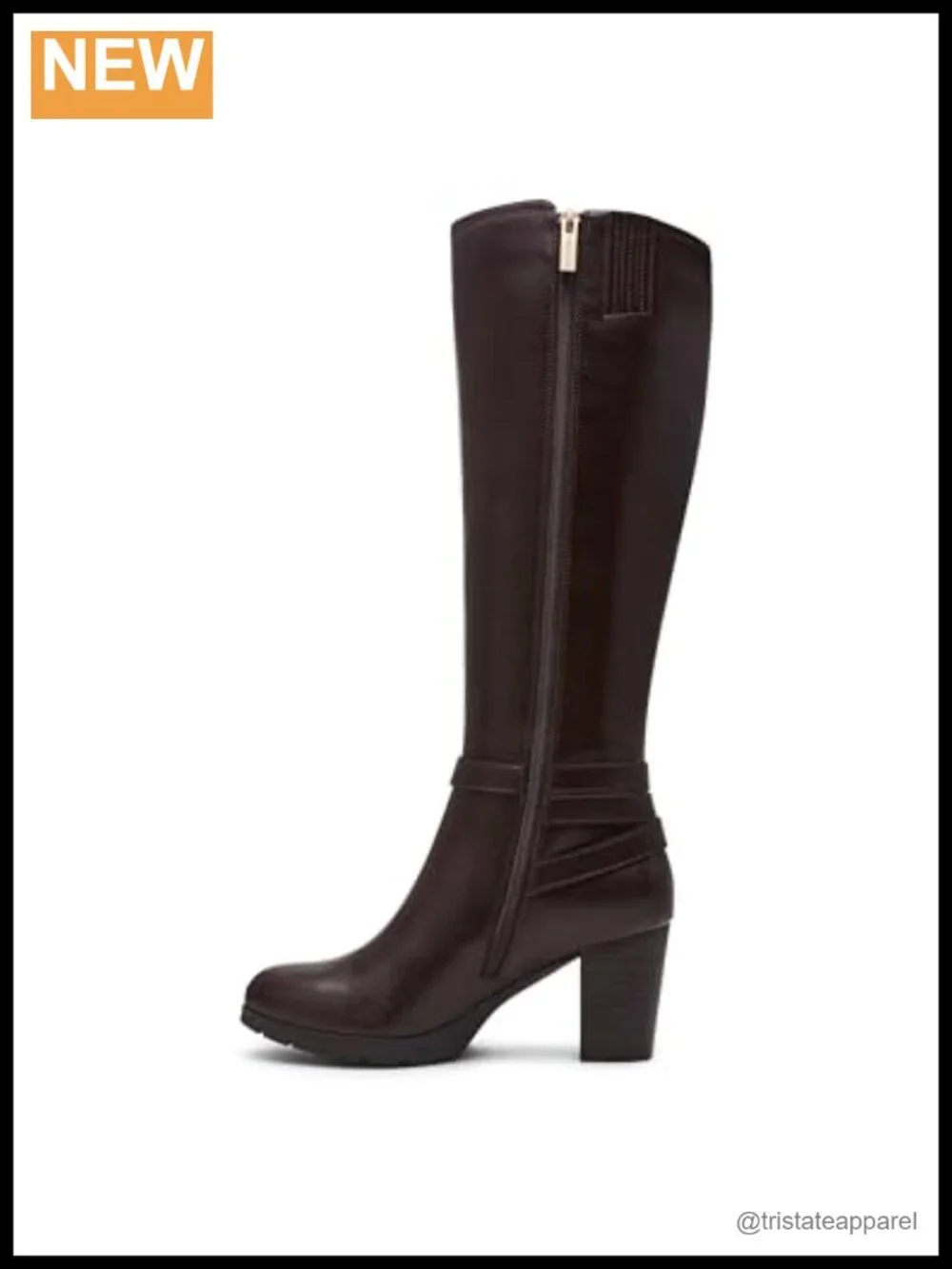 Anne Klein Rylee Mid Calf Boots, Women's Size 9M, Block Heel, Pull-On